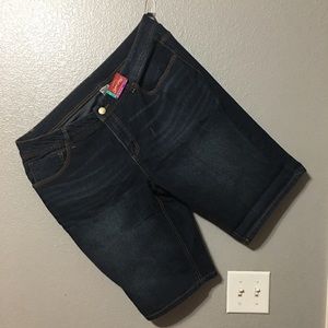 Faded Glory Denim Bermuda Shorts
